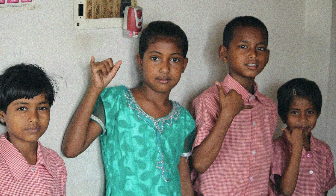 Kids in India Share Aloha with Shaka Kapena Kai